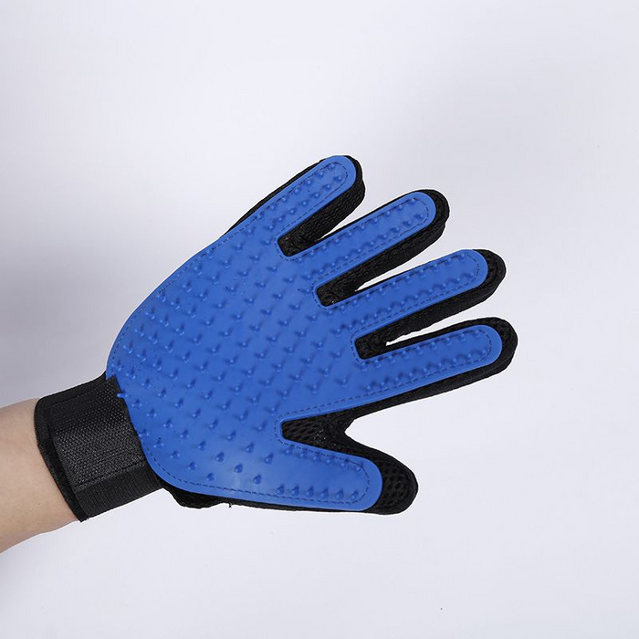 Pet Grooming Glove - Gentle Deshedding Gloves for Dogs & Cats