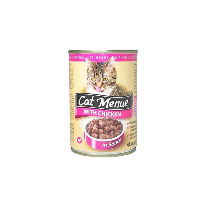 cat menue with chicken in sauce 415g