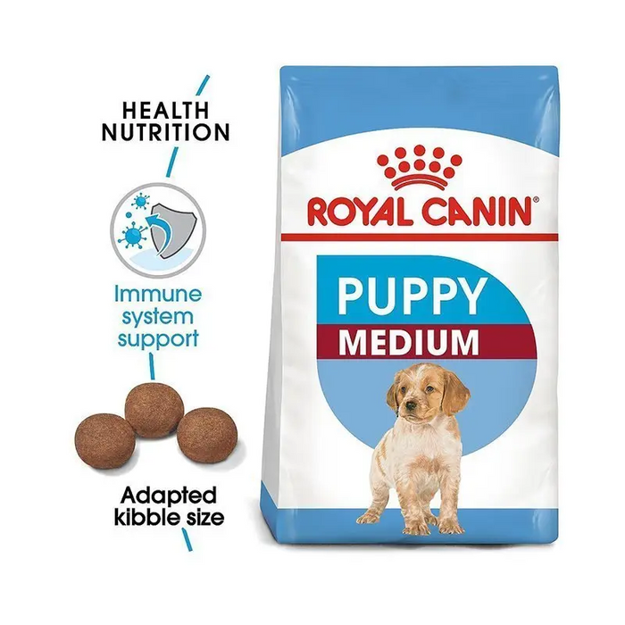 Royal Canin Medium Puppy - Medium Puppies Dry Food (4 KG/15KG)
