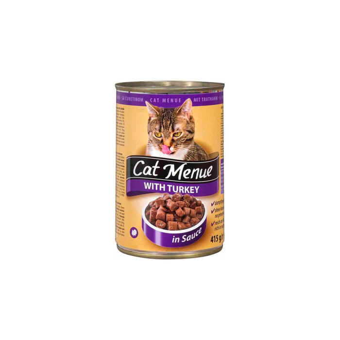 Cat Menue Cat Food With Turkey 415g